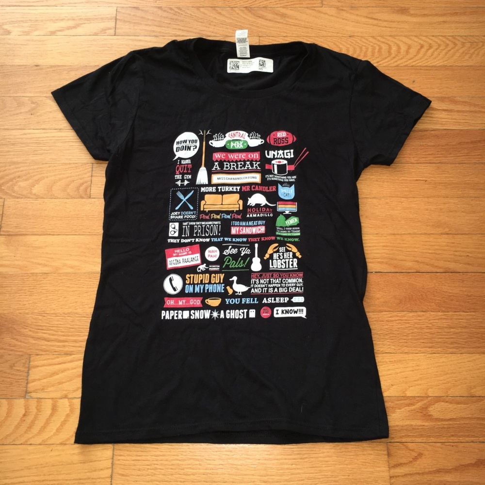 “Friends” T Shirt, Women’s Size Small, NWOT